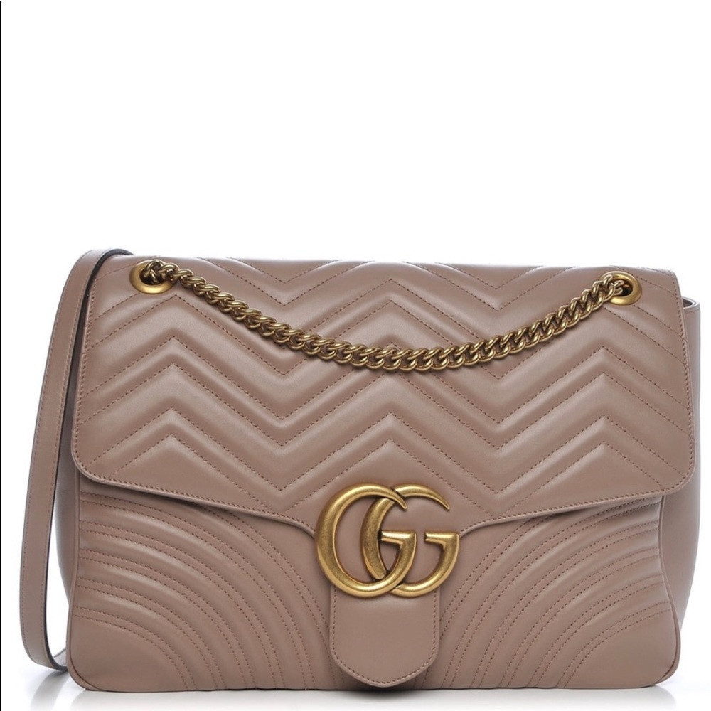 Gucci Medium GG Mormont Chain Shoulder Bag
